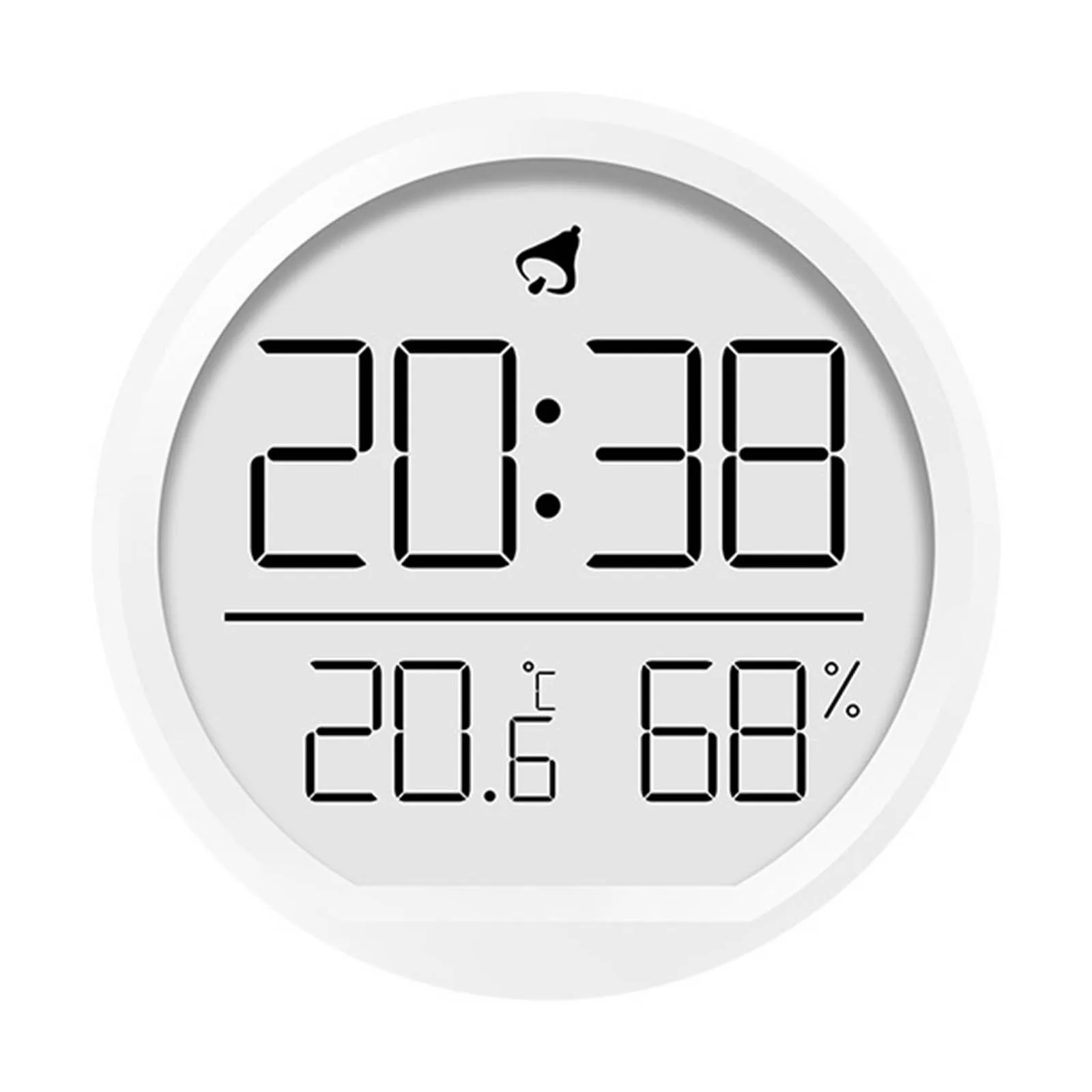 Temperature Display Clock Versatile Clock Magnetic Suction Desk Or Wall Mountable Fahrenheit And Celsius 7.4*7.4*1.6cm