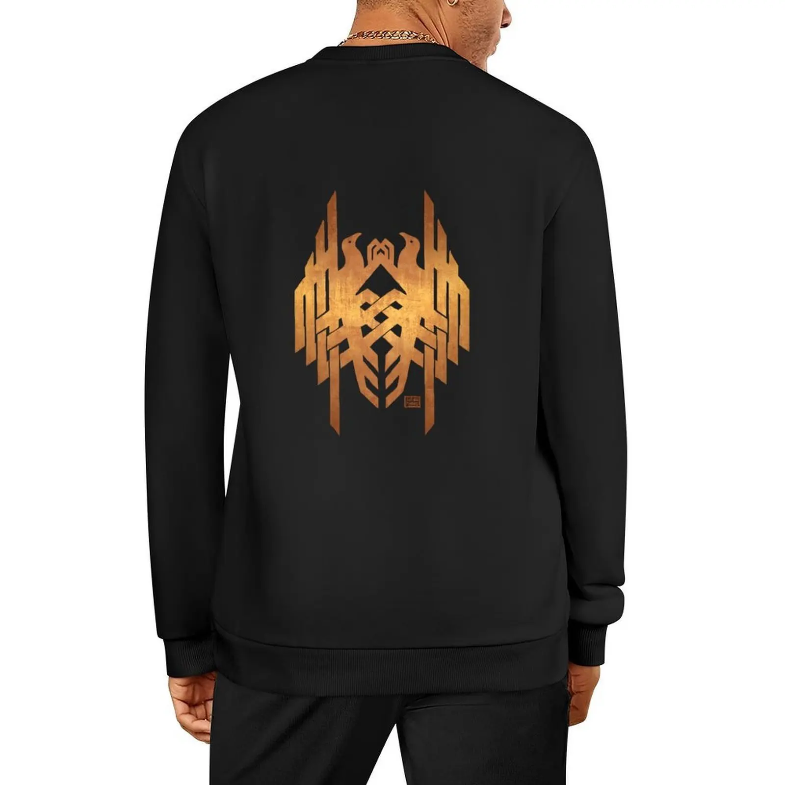 

Dragon Age: Golden Hawke Family Crest Pullover korean clothes graphic t shirts men korean autumn clothes winter man sweatshirt