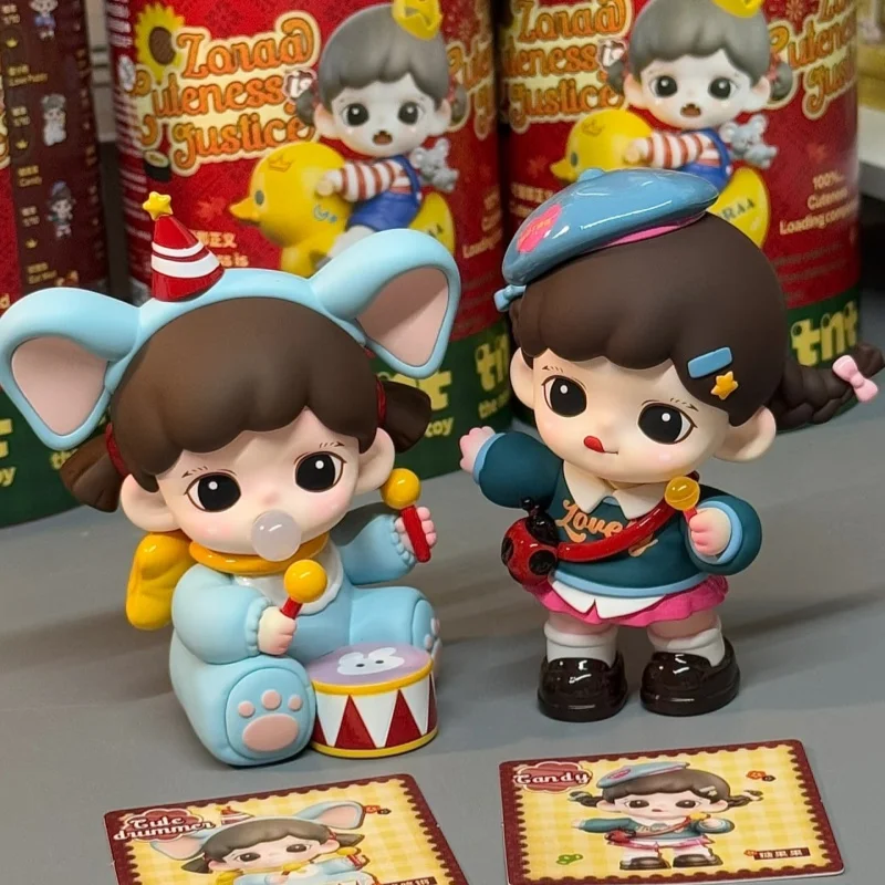 Tntspace Zurada العدالة سلسلة اليدوية صندوق أعمى العصرية سطح المكتب سيارة زخرفة لطيف فتاة هدية عيد ميلاد لعبة حقيقية تحصيل