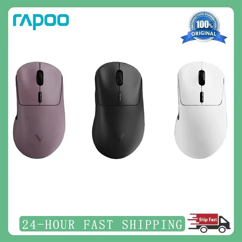 

Rapoo VT3 MAX Wireless Gaming Mouse Nordic 54L15 Chip Long Battery Life Ergonomics Office Mouse Dual 8K Return Rate Customize