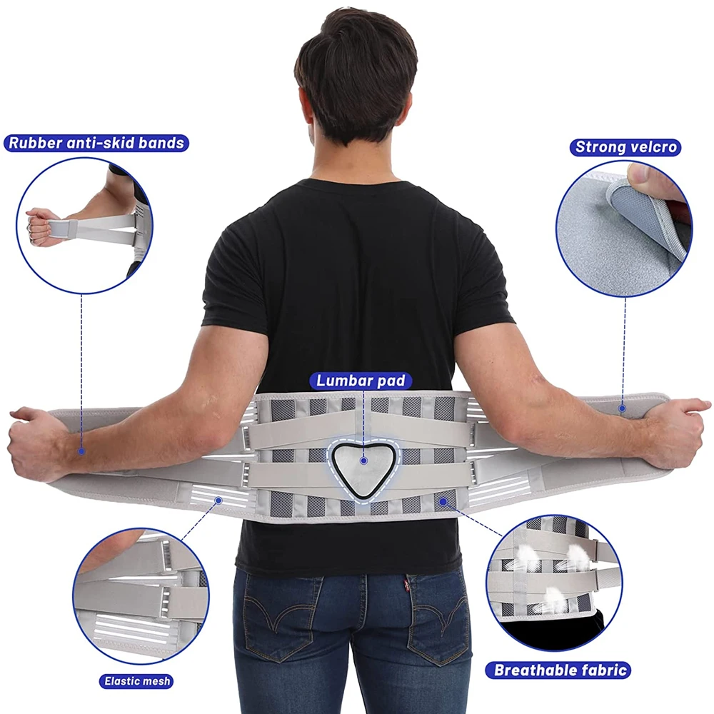 1Pcs Back Brace ,Breathable Back Support Belt for Men and Women,lumbar support belt With Strong Support Straps for Heavy Lifting