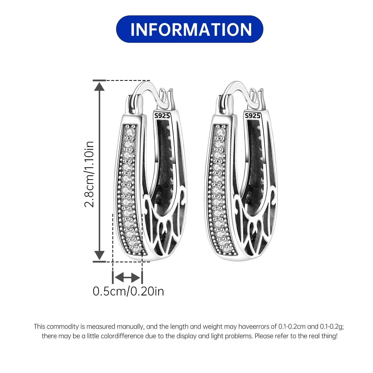 Cycuff 925 prata retro oco padrão incrustado brincos de pedra 2025 novos brincos de argola para mulheres moda casamento usar jóias finas