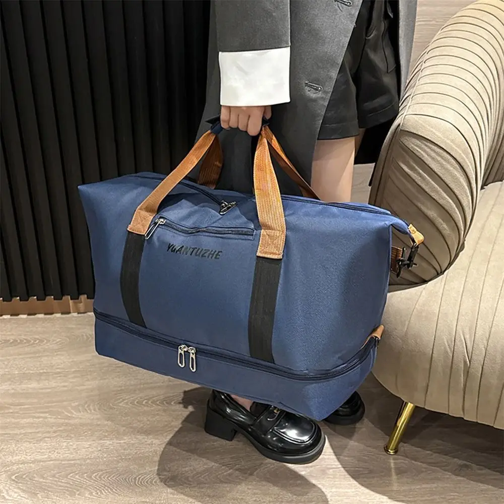 

Отдельная портативная спортивная сумка для влажной и сухой уборки, водонепроницаемый дизайн, портативная дорожная сумка с ручкой, большой вместительный спортивный чемодан для использования в тренажерном зале