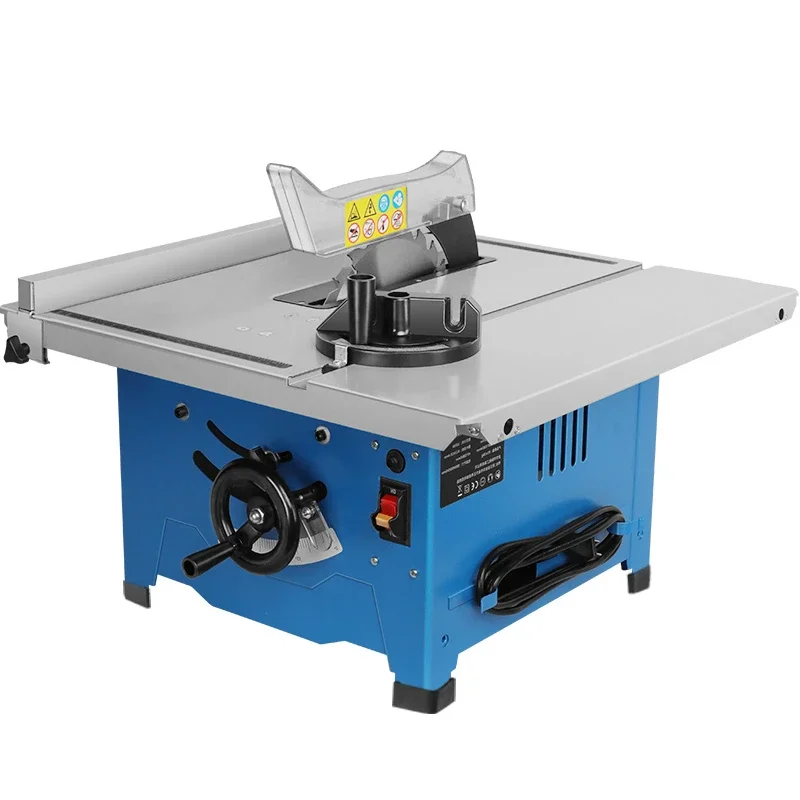 8-Inch Household Miniature Woodworking Table Saw Electric Multi-Function   Precision Dust-Proof Decoration Cutting Machine