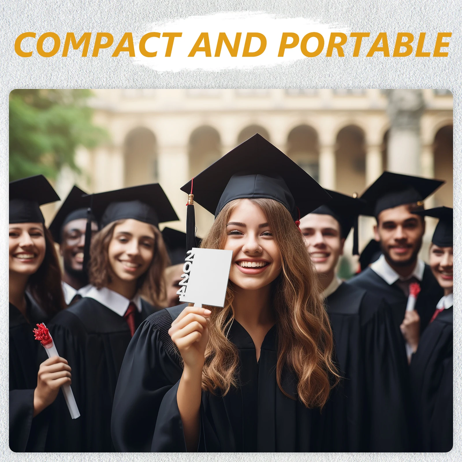 

Graduation Photo Frame White Blank Sublimation Blanks Frames Heat Transfer DIY Keepsake Gifts Student Present