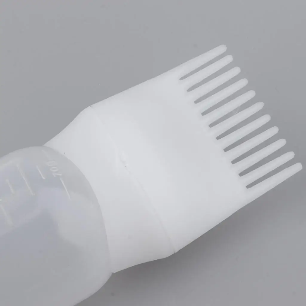 60ml 빗 병, 살롱 또는 가정 용품용 눈금이 있는 빈 머리 염색 병