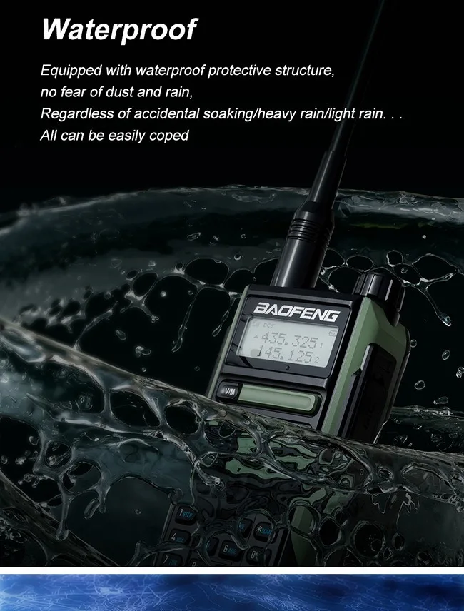 Baofeng UV-16 Walkie-talkie High Power Type -C Large Capacity Battery Anti-fall Waterproof Ship Outdoor Handheld Intercom