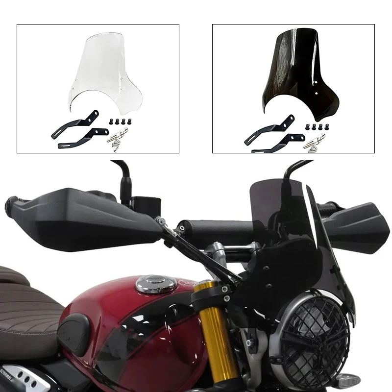 Motorcycle Accessories Windshield Windscreen Windproof Wind Screen Deflector For Speed 400 Scrambler 400 X 2024