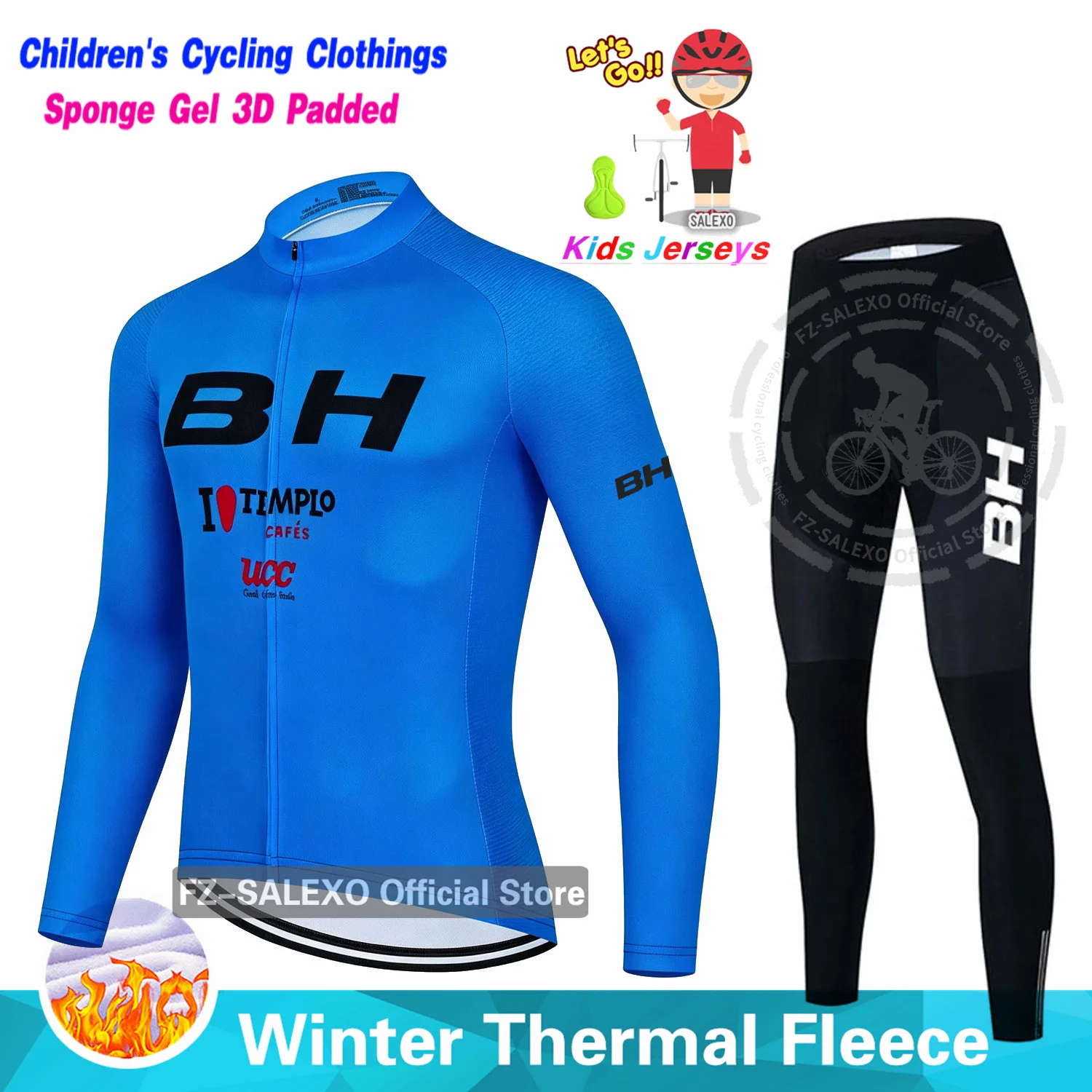 BH Winter Kids Cycling Jersey  - Winter Clothing Kids Sale recension och pris