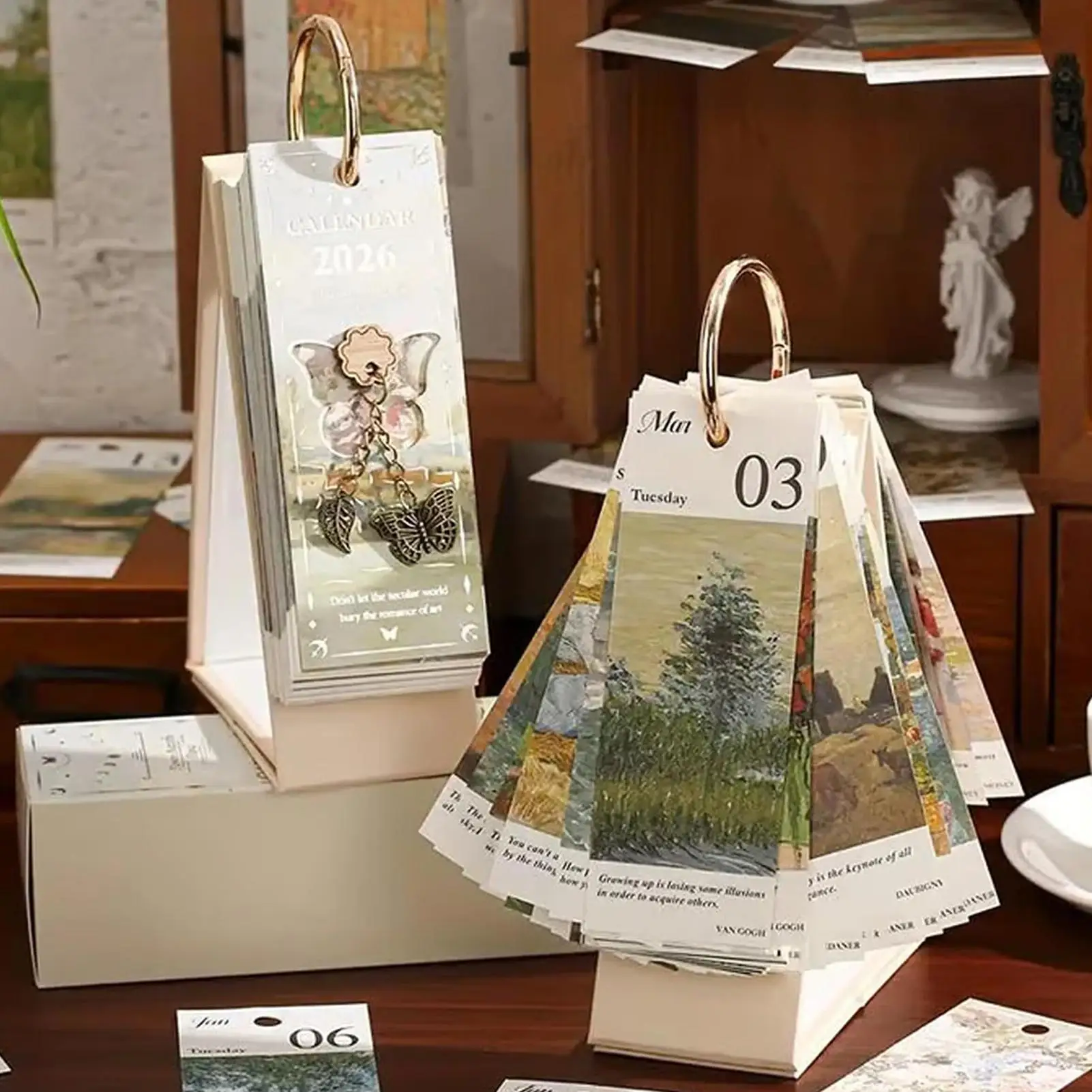 2026 أجندة مكتبية /رزنامة مكتبية يوميا المسيل للدموع على الصفحة مكتب منظم سطح المكتب منصات مخطط الجدول الزمني مذكرة المفكرة للوازم المكتبية المنزلية