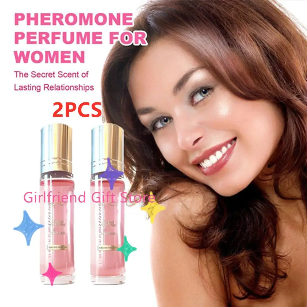 2pcs Flirting Pheromone ทางเพศกระตุ้นกลิ่นหอมน้ํามัน Fresh Light และกลิ่นหอมยาวนานผลิตภัณฑ์เซ็กซี่สําหรับผู้หญิง