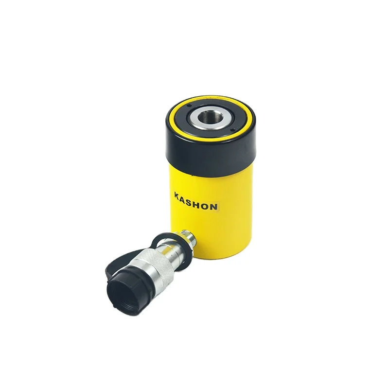 Cilindro hidráulico telescópico oco de 12 toneladas de ação única RCH-120