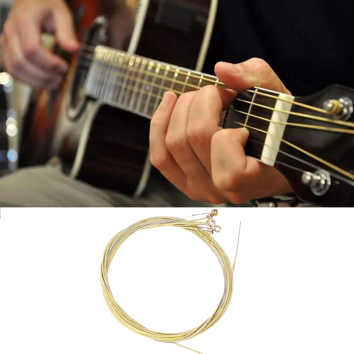 

Guitar Brass Strings Steel Wire Musical Instrument Instruments Parts Accessories