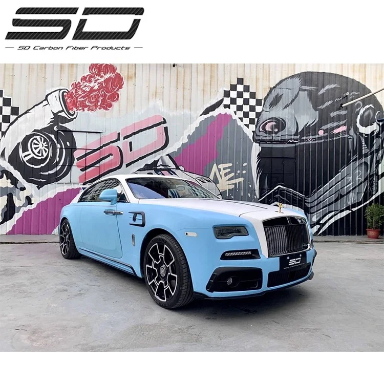 قطع غيار السيارات لـ Rolls-Royce Wraith Body Kit Wraith ترقية طقم هيكل المصد الأمامي والخلفي طراز MSY