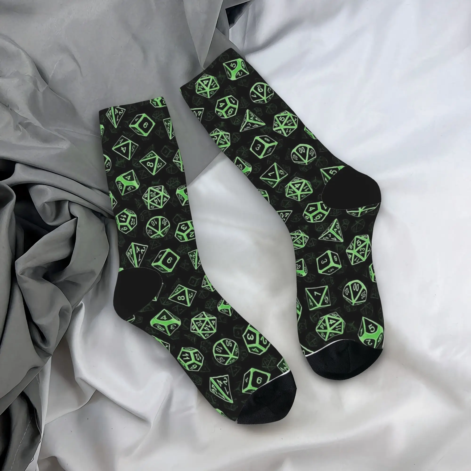 Men Socks D20 Dice … - image