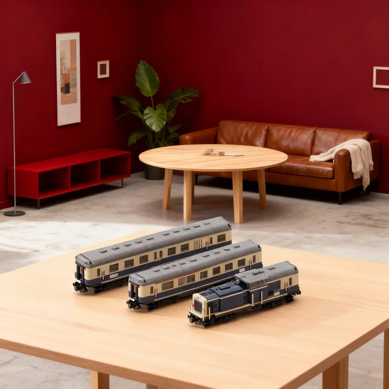 

3486pcs MOC V100 Regional Pack 8w Train Model Building Blocks Creative DIY Gift Display Decor Assemble Premium Adult Kids Desk