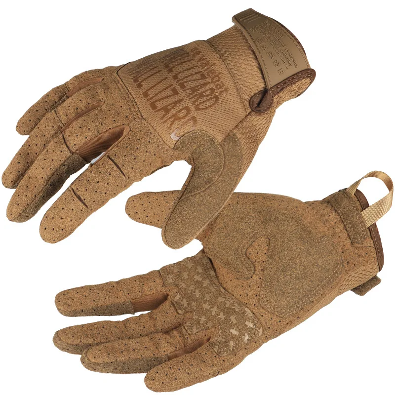 Tactical Airsoft Gloves Shooting Multicam Full Finger Gloves Hiking Climbing Anti-Skid Work Touch Screen Mittens view 2