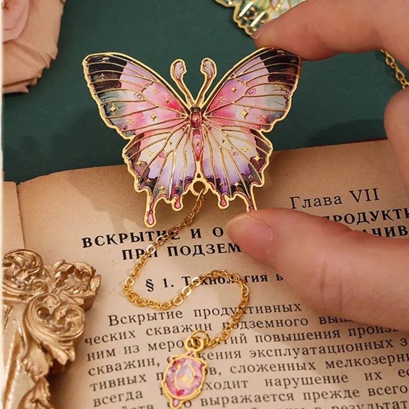 Butterfly Bookmark Fantasy Metal Bookmark for Separator Books Accessory Original Bookmark Bulk