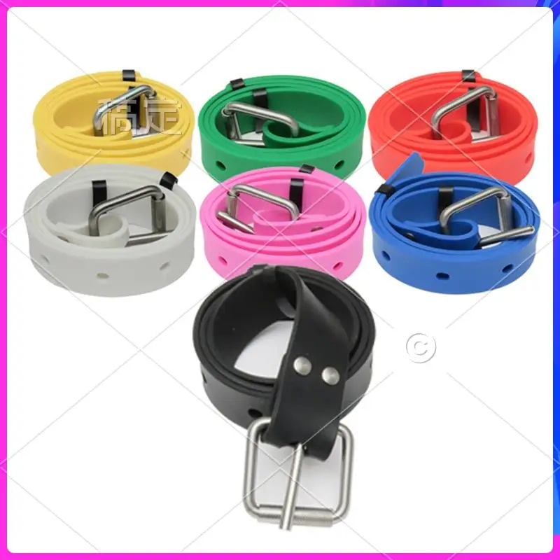 

AUU-85Cm-1.3M Quick Release Buckle Silicone Diving Quick Release Buckle For Scuba Freediving Fishing White