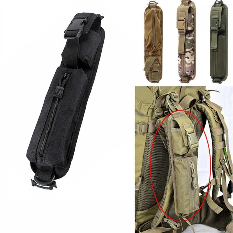 Tactical Shoulder Strap Diversos Sacos, Mochila Acessório Pack, Key Flashlight Pouch, Molle, Outdoor Camping EDC Kits, Ferramentas Bag