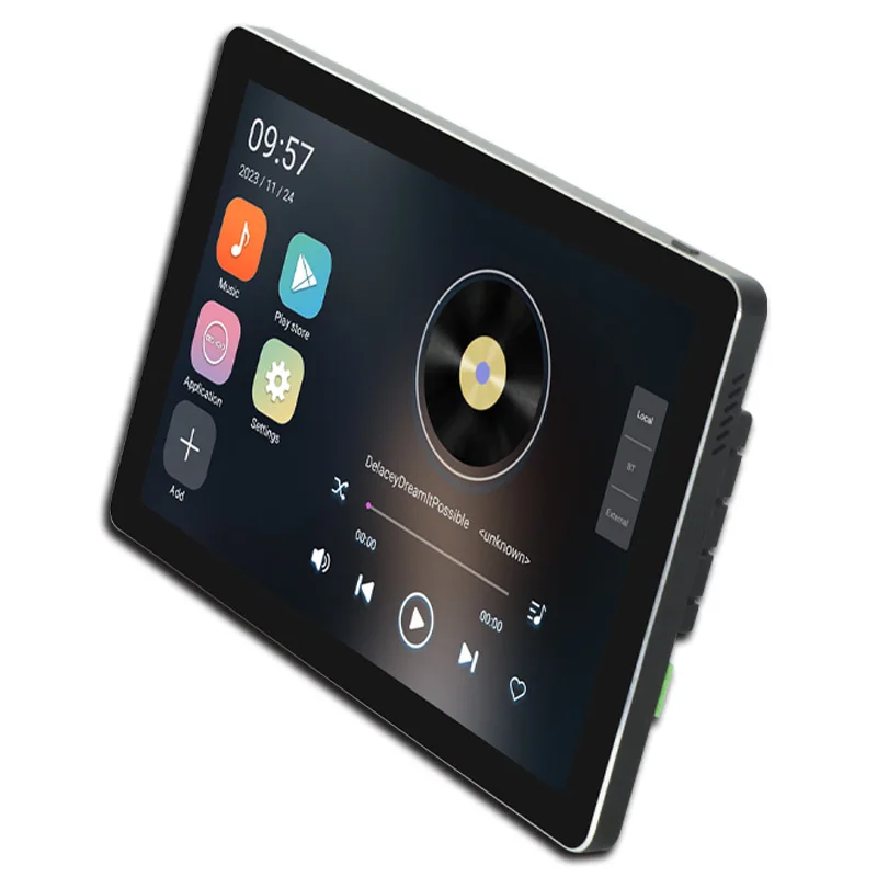 

Tianlai Interruptores Inteligentes Smart Home 3 Inch 2.1 Channel Audio Touch Screen Bluetooth In Wall Amplifier