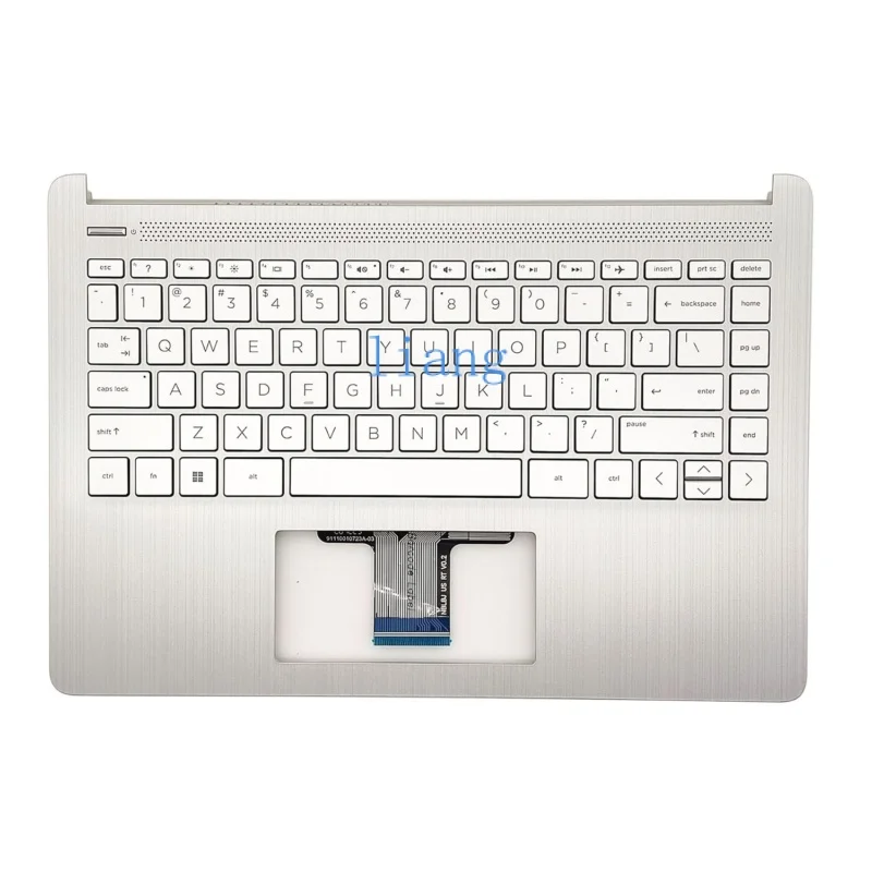 Imagem -04 - Teclado Não Retroiluminado para hp Silver Palmrest L88200001 14-dq 14t-dq 14s-dq 14-fq