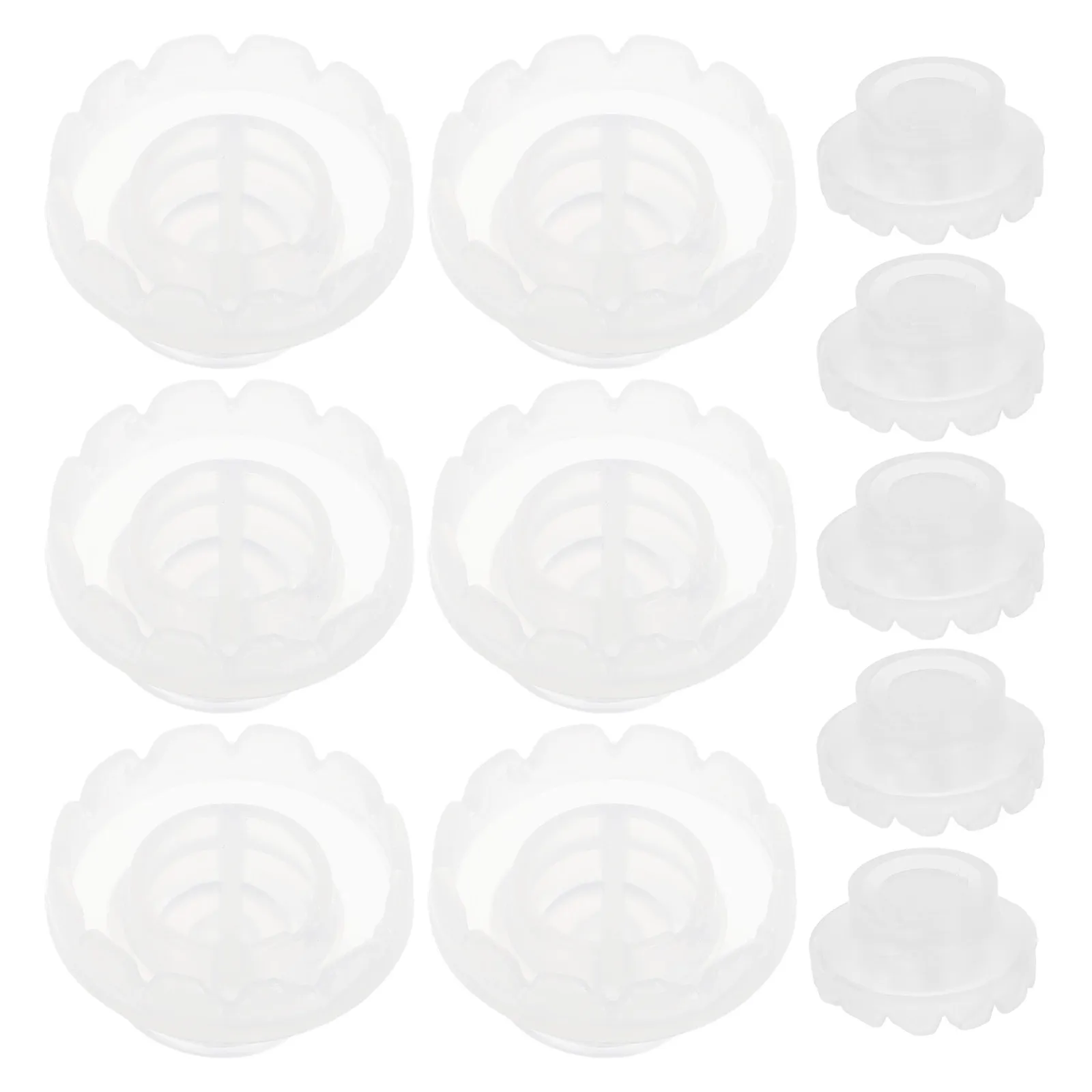 

200Pcs Lash Solar Blooming Holder Cups Rapid Eyelash Extension Glue Tray Grafted Lash Organizer Supplies Holder