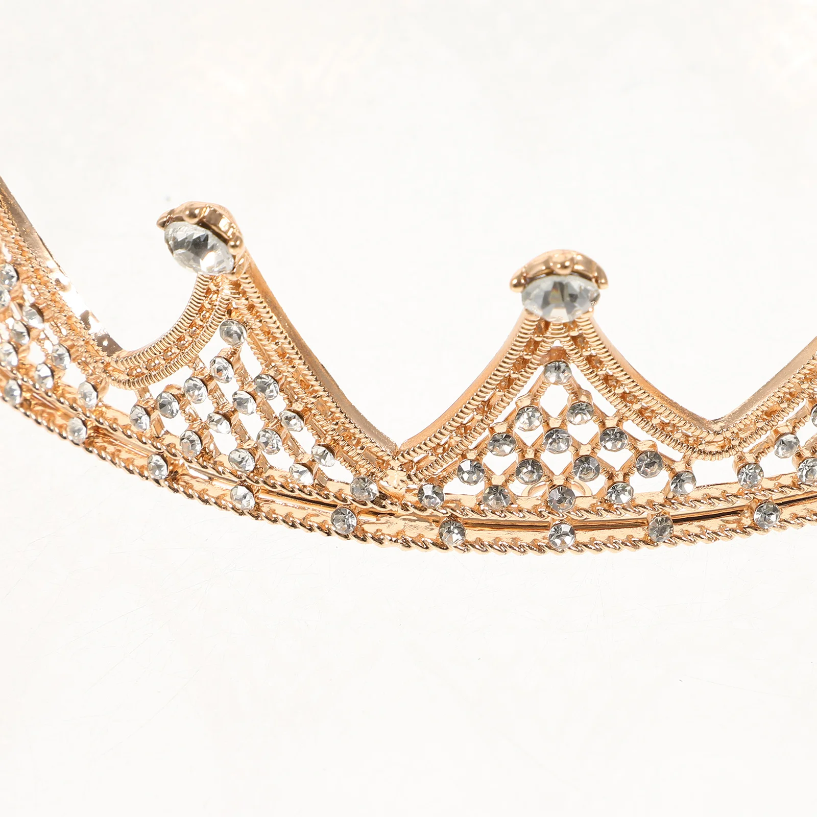 

1Pcs Baroque Golden Crown Wedding Tiara Bridal Headwear Rhinestone Sparkling Hair Jewelry for Women Baroque Crown