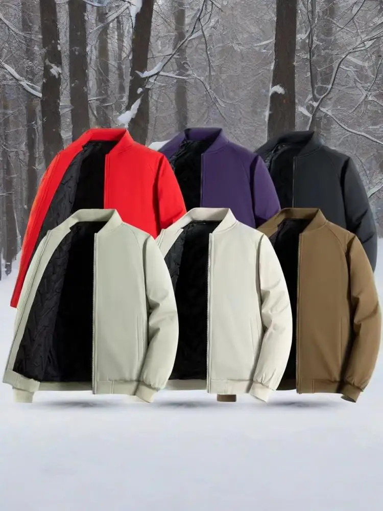 

Plus Size 6xl 7xl 8xl Winter New Men's Parkas Oversize Thicken Warm Cotton Reversible Jacket Windbreaker Thermal Padded Coat