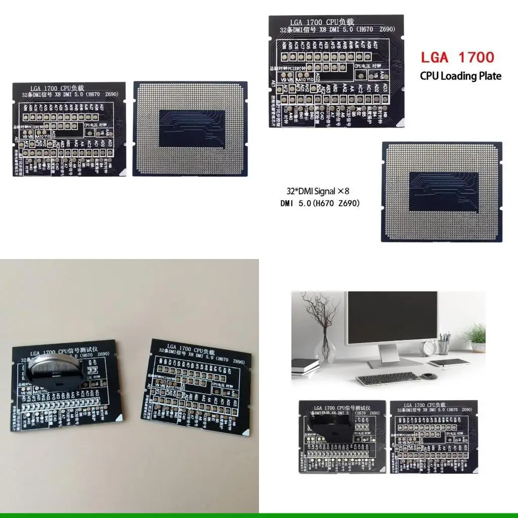 

U55C Настольный тестер LGA1700, материнские платы, загрузочная плата, тестовая карта, светодиодный индикатор процессора