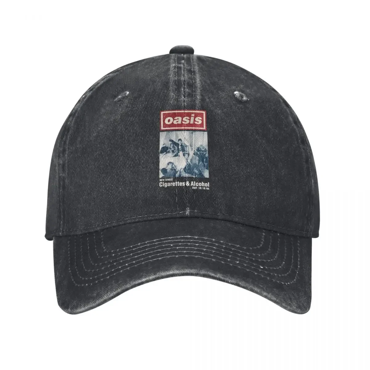 Oasised 90s Rock Music Baseball Cap Vintage Distressed Washed Sun  Men Women Outdoor All Seasons Adjustable Fit s Hat