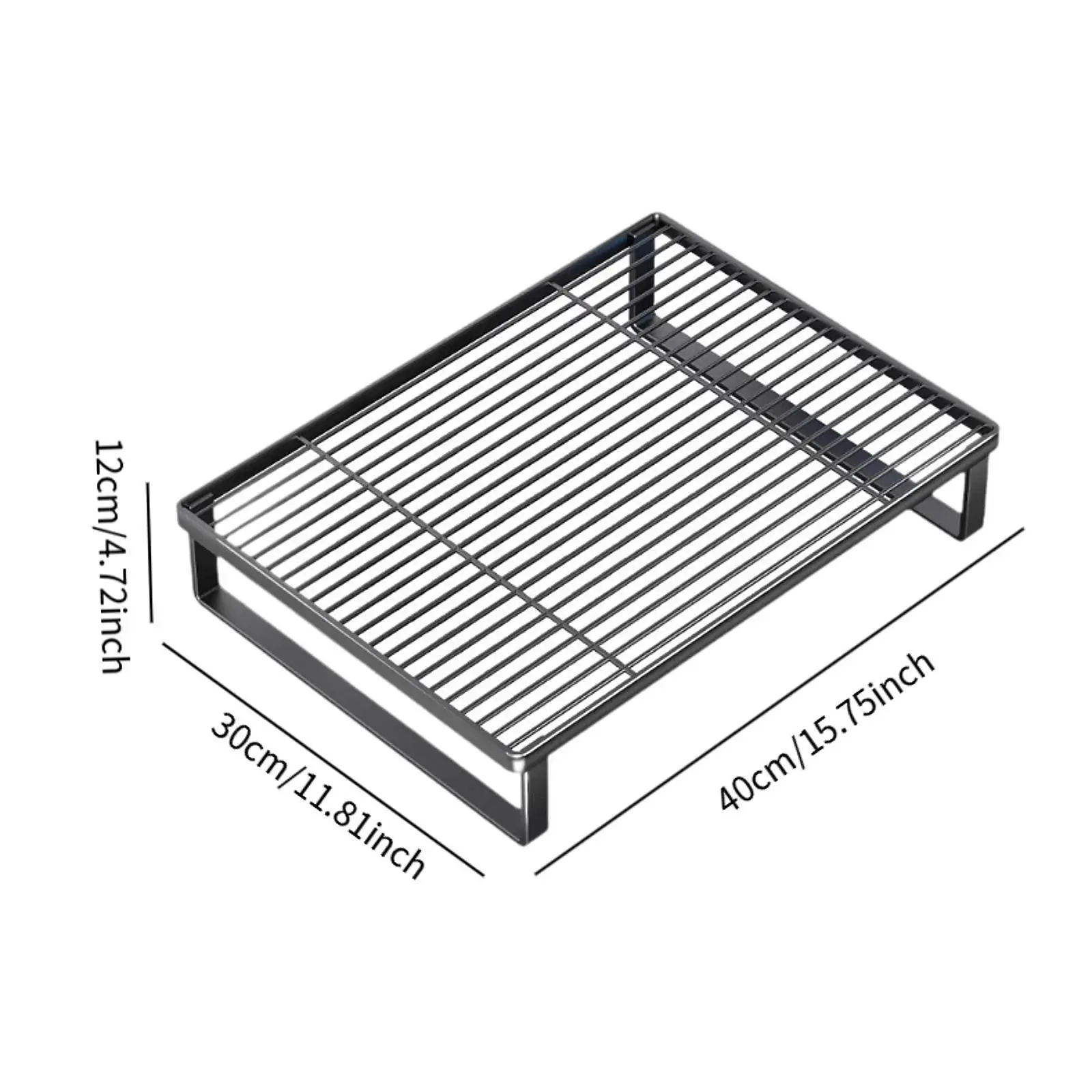Countertop Microwave Stand Home Utility Shelf Washable Easy to Clean Microwave Oven Rack Cookware Holder Stand for Closet