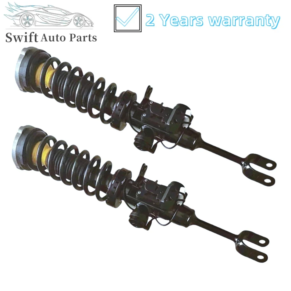 

2x Front Left & Right Shock Absorbers Struts Assys w/EDC Fit BMW F01 F02 F07 550i 750Li 37116796855 37116796856