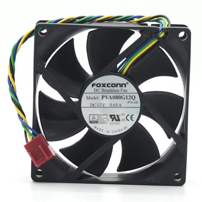 

PVA080G12Q 8cm 8025 12V0.65A 4-line PWM high-volume CPU fan