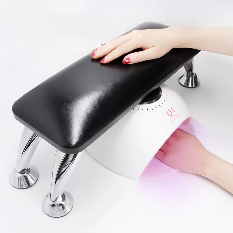 1PC White Leather Nail Hand Rest Stand For Manicure Pillow Supportable Desktop Nail Arm Rest Wrist Support Nail Manicure Tool