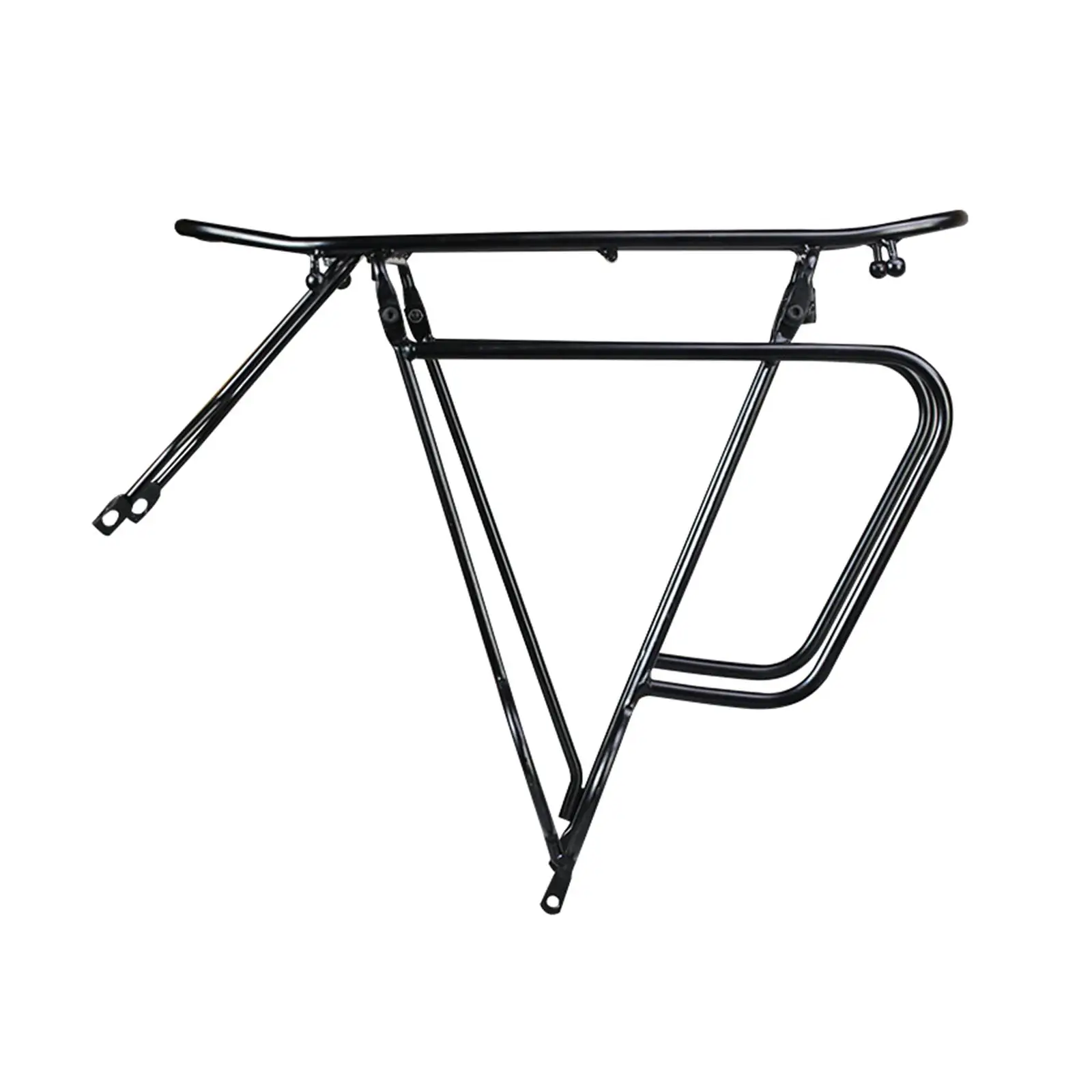 Rear Bike Rack Heavy Duty Steel Bicycle Luggage Carrier Mount Shelf for Mountain Bikes and City Rides
