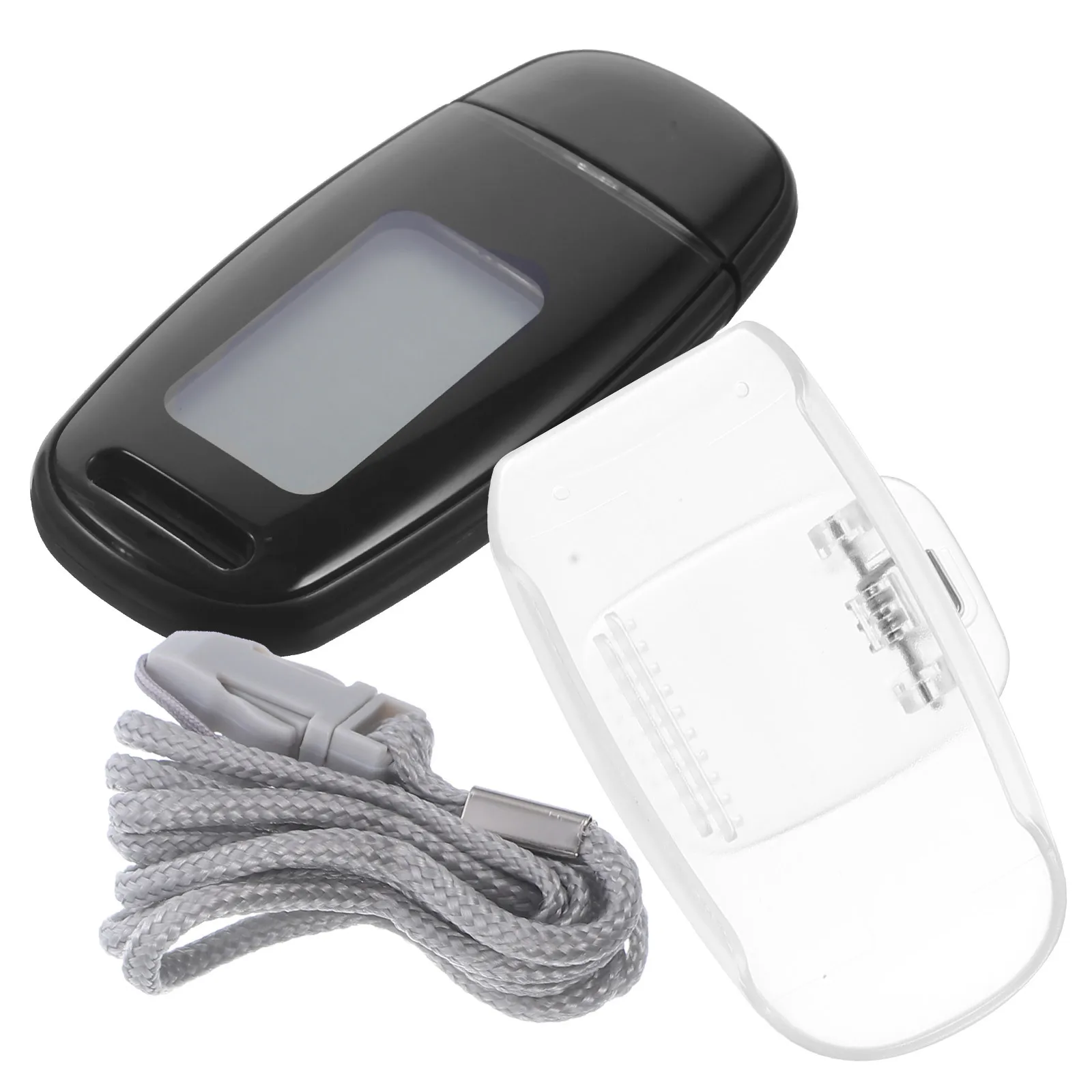 1Set 3D Pedometer Professional Step Counter Easy Operate App Required Large Screen Display Professional Pedometer