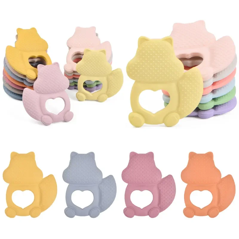 

Baby Silicone Teether Food Grade Silicone BPA Free DIY Teething Toys for Newborn Baby Nursing Teethers Gifts Babies Accessories