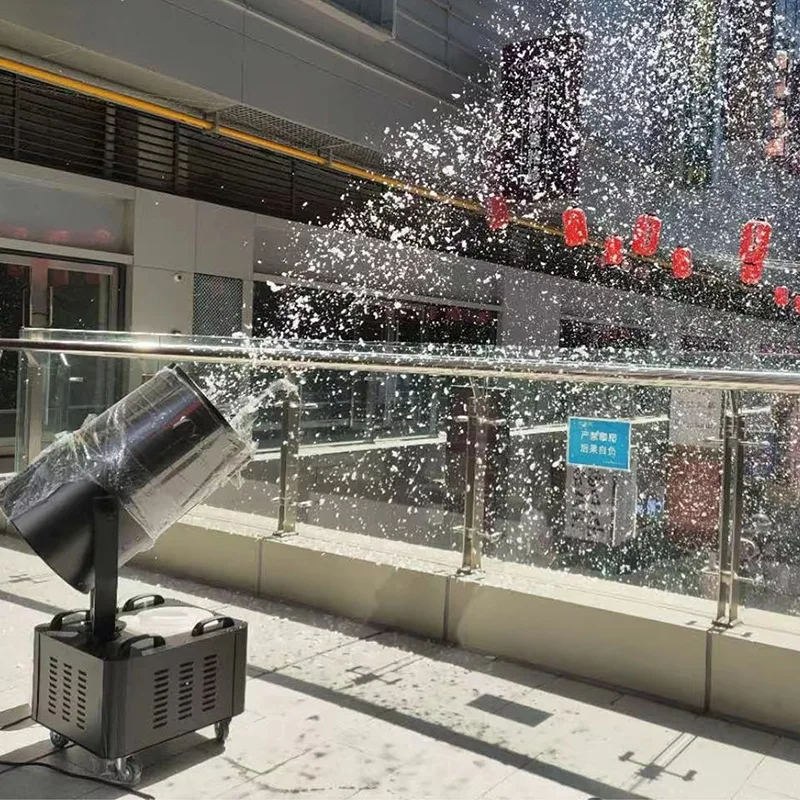 

Снегогенератор 3500 Вт, с подвижной головкой, для сцены, искусственный снегопад, для улицы, большой распылитель снега, для Рождества