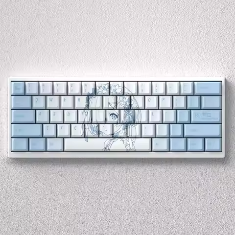 73 Keys Keycaps Rem Anime PBT Dye Sublimation Cherry Blue for 60 65 68 Mechanical Keyboard Custom Anne Pro 2 Game Akko Fun 60pro