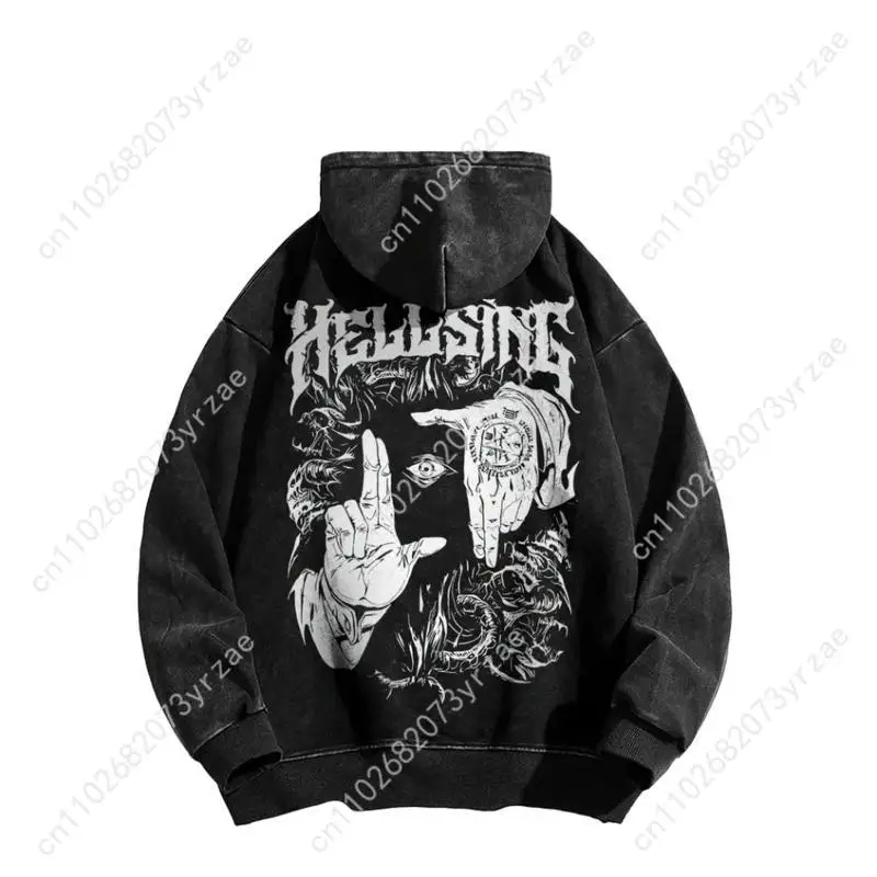 

Alucard Hellsing Retro Super Soft Sweatshirt Mens Womens Pullover Fashion Comfortable Hoodies Sweatshirts Breathable Vintage Top
