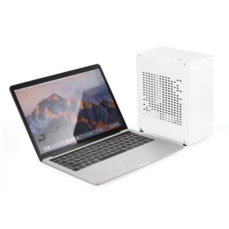 A07 Mini ITX حافظة كمبيوتر هيكل HTPC المضيف USB3.0 ITX الضميمة مع كابل تمديد بطاقة الرسومات