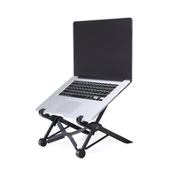 K2 Folding Portable Laptop Stand Viewing Angle/Height Adjustable Quality Aluminum Alloy Computer Stand for Macbook Holder