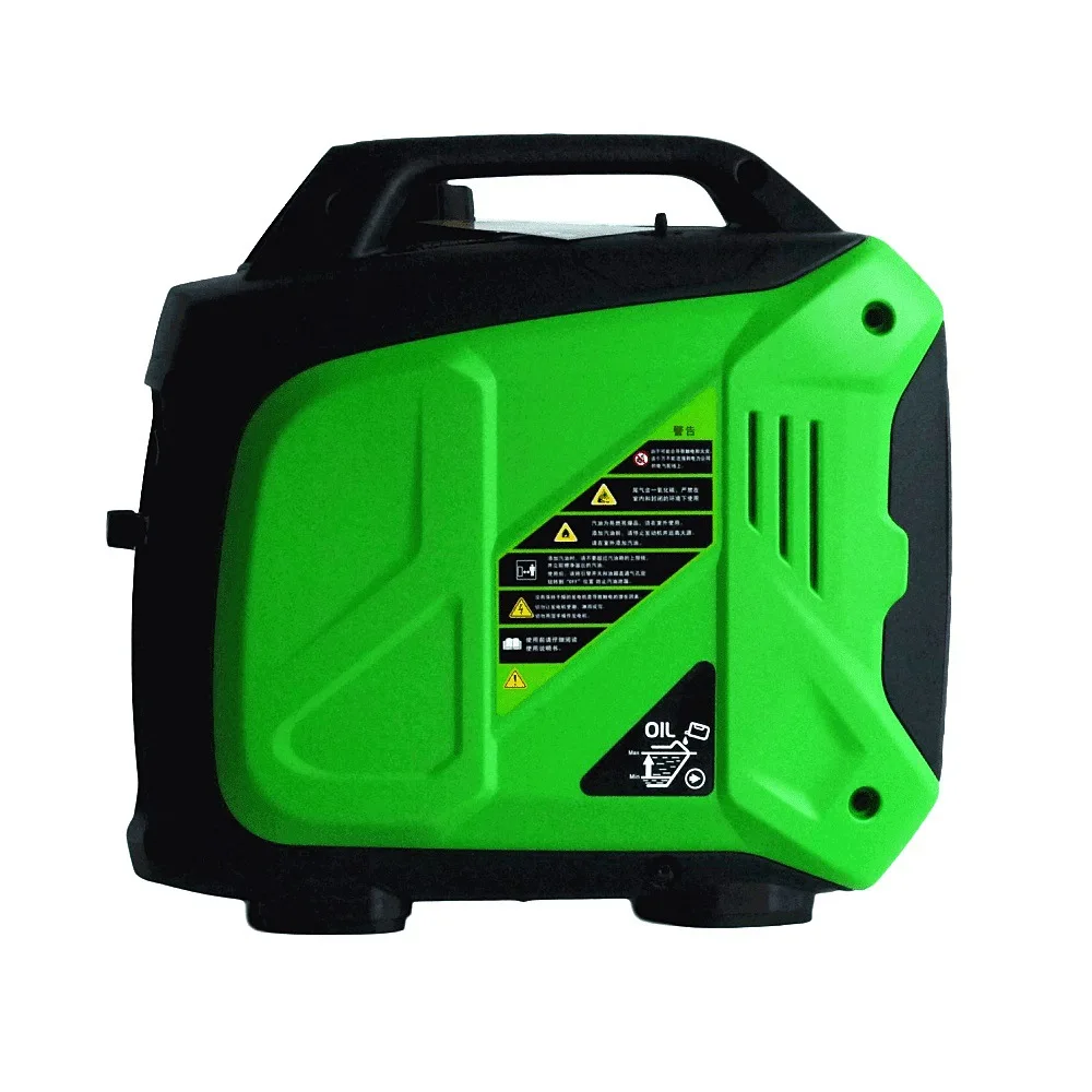 Single-phase 220V 2.2KW small silent variable frequency gasoline generator can be started with power distribution