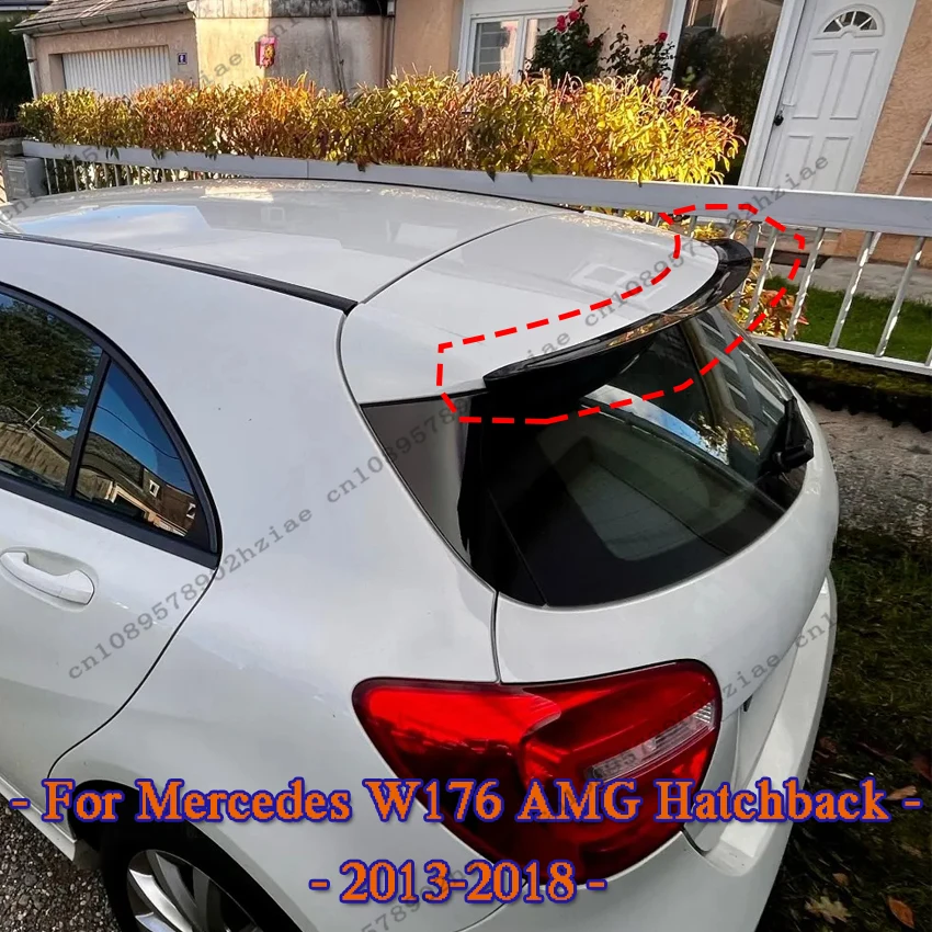 

For Mercedes Benz A Class W176 A160 A180 A200 A250 A260 2013-2018 Rear Spoiler Accessories Car Extension Wing Trims Body Kits