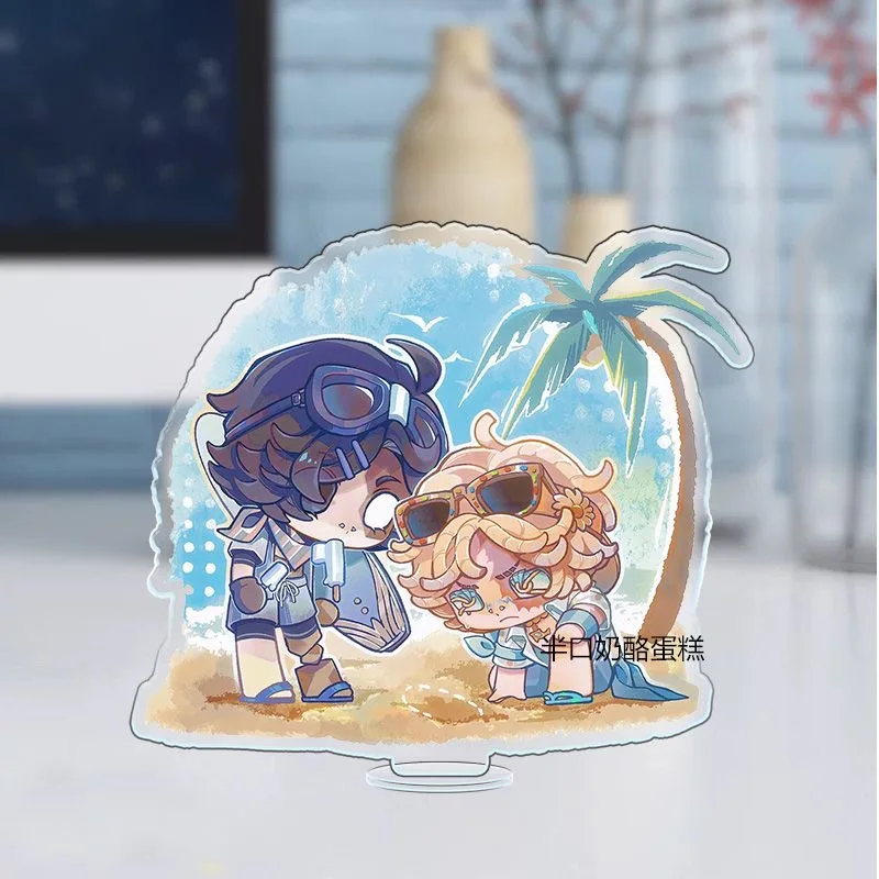 

Пятая личность, исследователь, дурацкое золото, окружающее изысканное летнее пляжное двойное акриловое украшение для рабочего стола