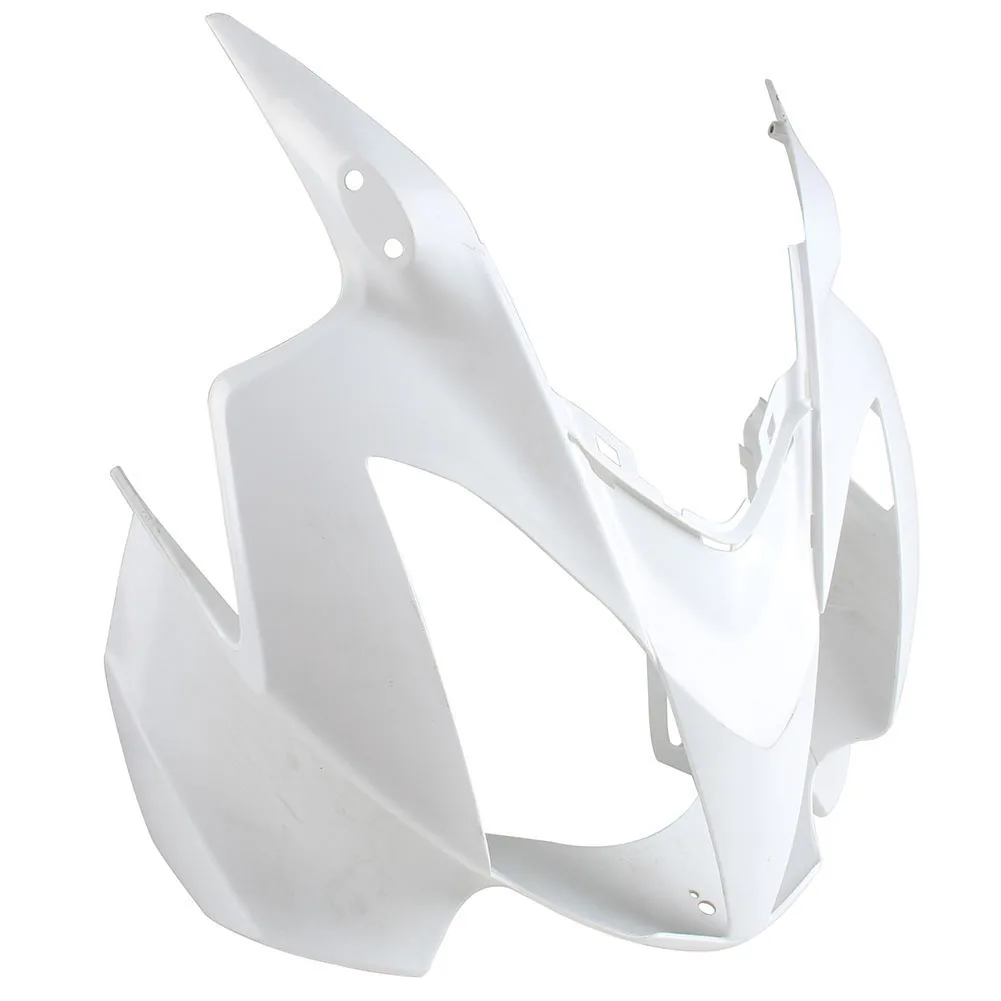 

Motorcycle Unpainted White Upper Front Fairing Cowl Nose Injection Fit for Honda VFR 800 2002 - 2012