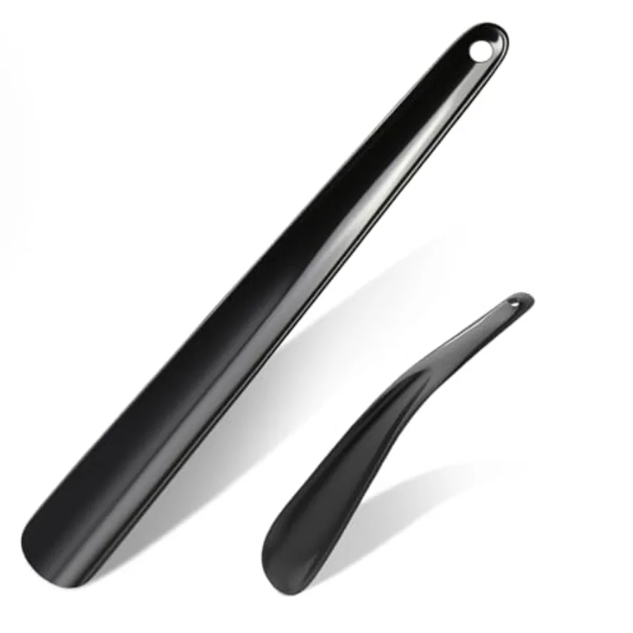

7.67" and 15.74" Shoe Horn, Shoe Horn Long Handle for Seniors Small and Long Shoehorn Set for Men Women, Ergonomic Foot Care Ai