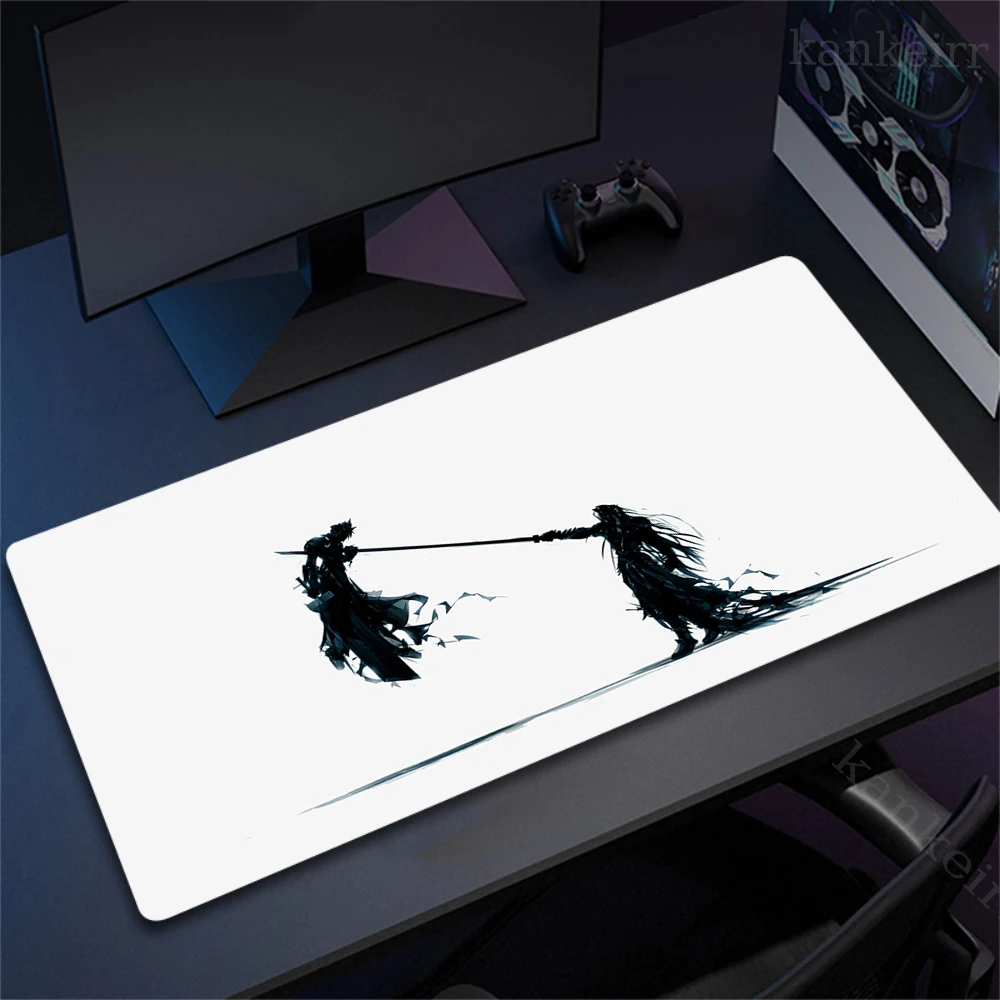 Final Fantasy Large Mouse Pad Gamer Rubber Anti-Slip Gaming Mousepad Keyboard Mouse Mats Office Computer Desk Mat Carpet 90x40cm