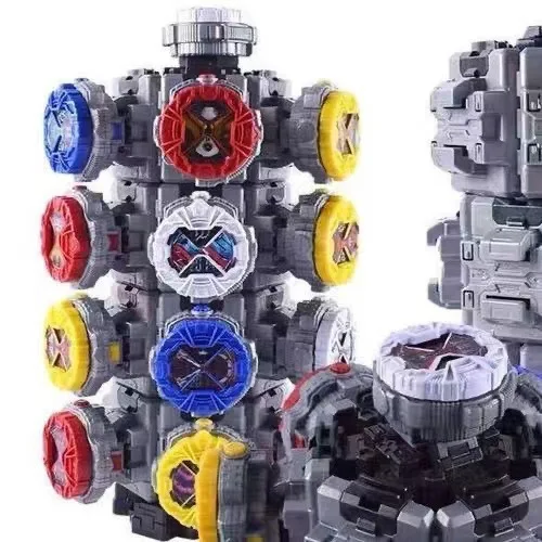 Kamen Rider ZI-O Shiwang Dial Transformer Storage Bench Storage Tower Stackable Three-layer Accessories Props